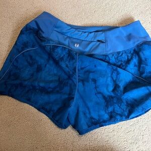adidas Blue Tie-Dye Running Shorts